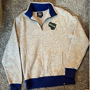 Milwaukee Bucks grey fleece with logo